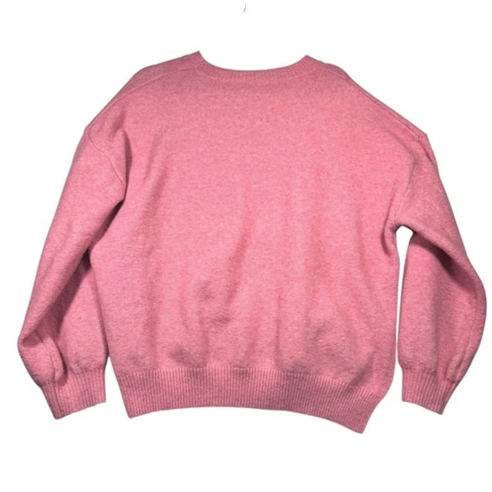 Pink Pullover Sweater XXL Long Sleeve Casual Comfort Oversized‎ crew neck
